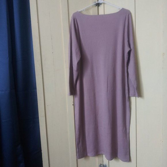 Just Fab Midi Knit Dress New - Picture 2 of 9